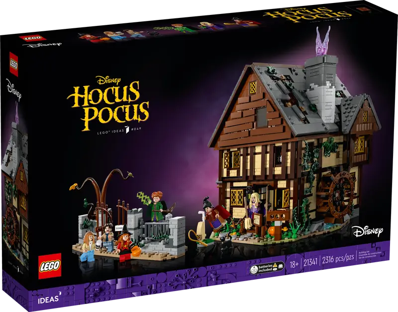 LEGO - 21341 - Ideas - Disney Hocus Pocus: The Sanderson Sisters' Cottage - K