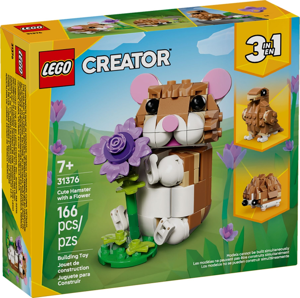 LEGO - 31376 - Creator - Cute Hamster with a Flower