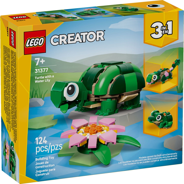 LEGO -  31377 - Creator - Turtle with a Water Lily Flower