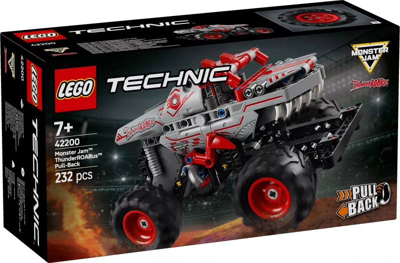 LEGO - 42200 - Technic - Monster Jam™ ThunderROARus™ Pull-Back - H