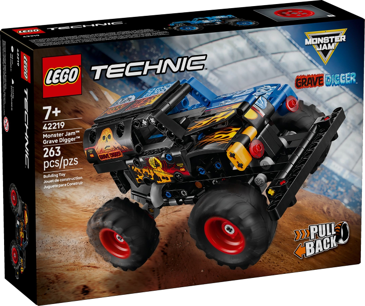 LEGO - 42219 - Technic - Monster Jam™ Grave Digger™ Fire and Ice - H