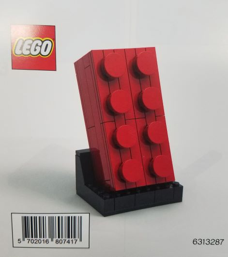 LEGO - 5006085 - Promo - Buildable 2 x 4 Red Brick - K