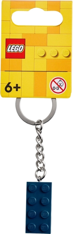 LEGO - 854237 - Marchandises - Earth Blue 2x4 Key Chain - H