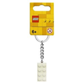 LEGO - 854084 - Marchandises - 2x4 White Metallic Key Chain - K