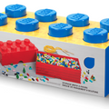 LEGO - 5006921 - Autres - Brique de rangement à 8 tenons - Bleue