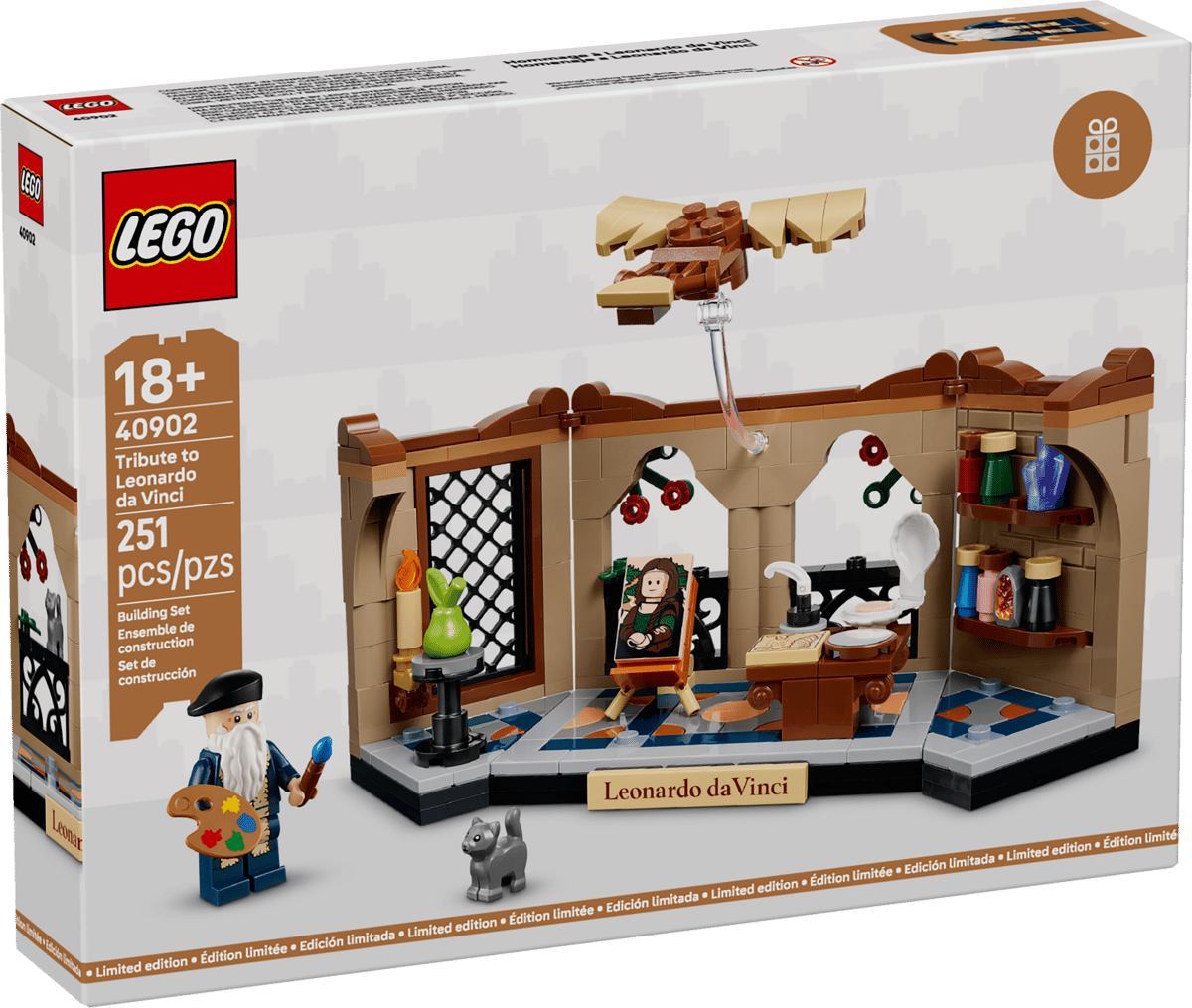 LEGO - 40902 - Promo - Tribute to Leonardo da Vinci